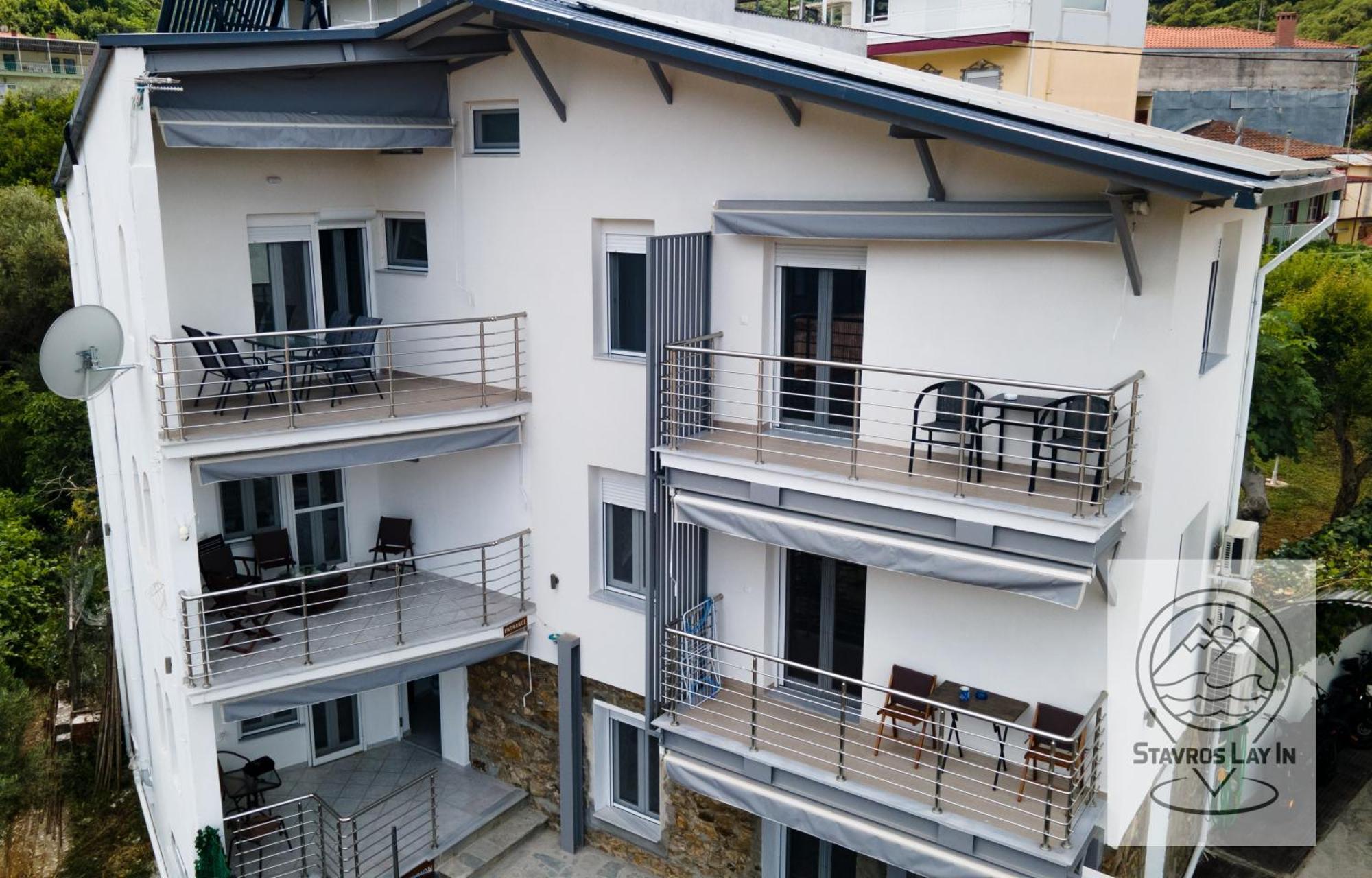 Stavros Lay In Apart otel Ano Stavros Dış mekan fotoğraf